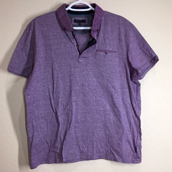 Ted Baker London Short Sleeve Polo Shirt C6 - Picture 1 of 4